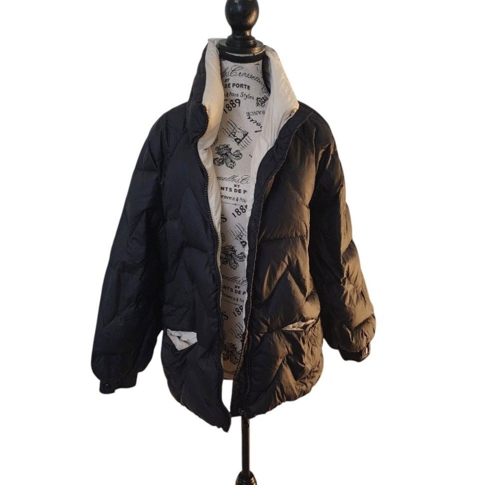 Aroise & Year Black Quilted Puffer Jacket Size L